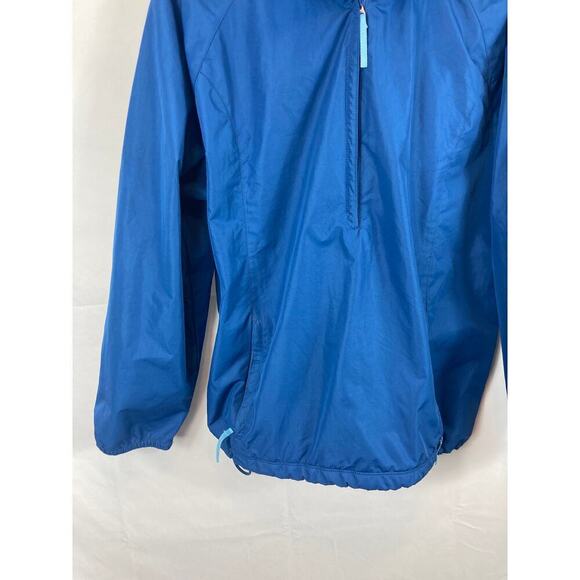 Nike Blue Windbreaker Jacket with Cap Size Large - Picture 2 of 7